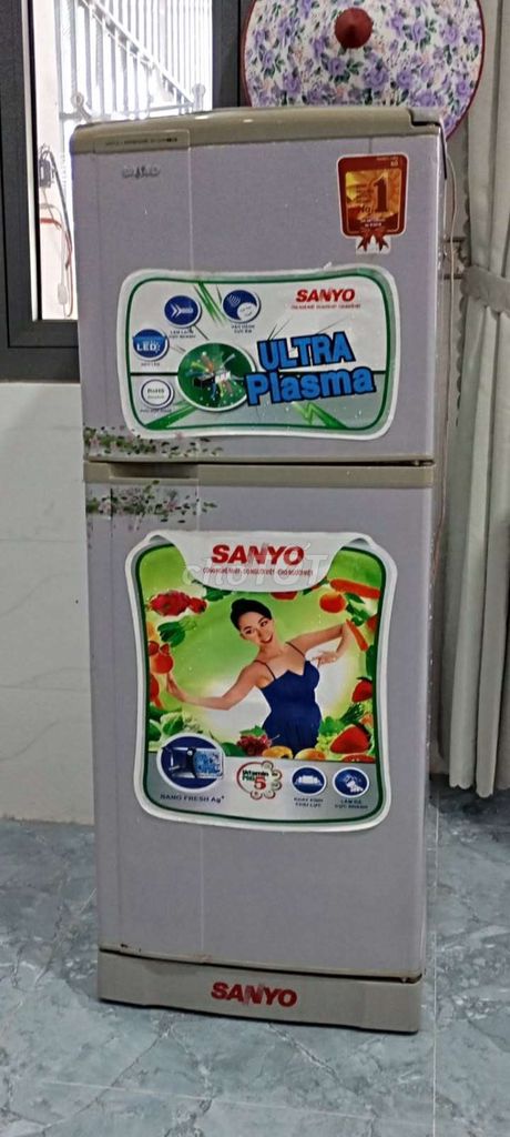 Tủ lạnh Sanyo Xám Đã sử dụng. Mua bán Tủ lạnh tại Thị xã Phú Mỹ Bà Rịa - Vũng Tàu được đăng bởi Bat bai hình 1