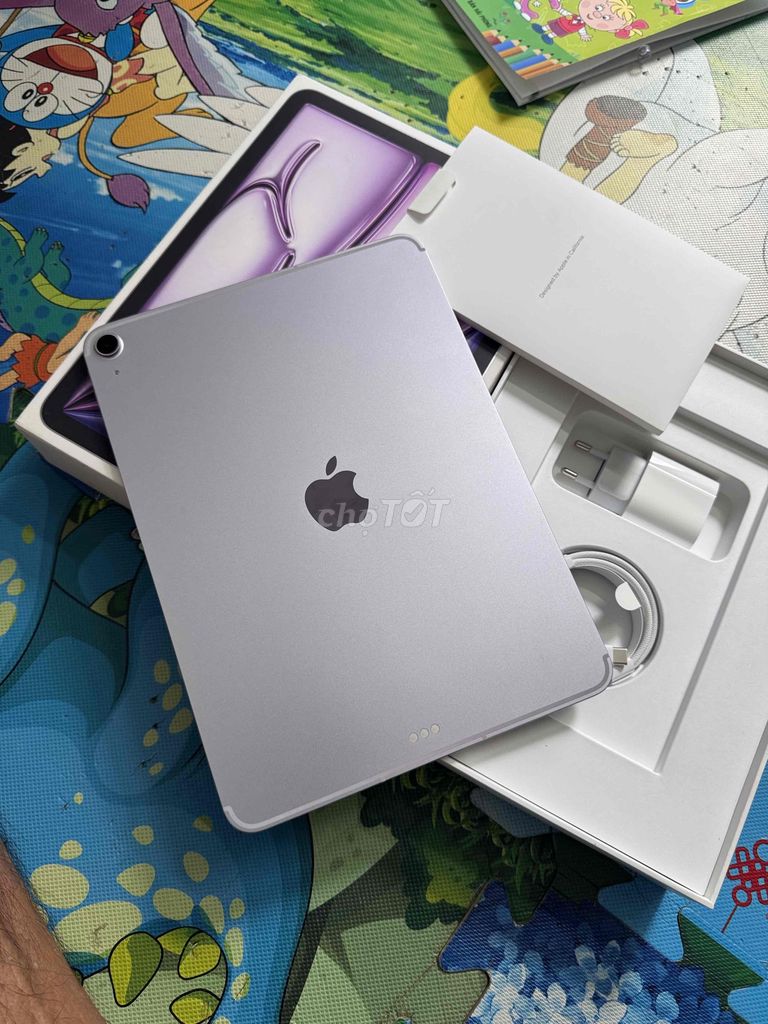 Apple iPad Air M3 11 inch 128GB Tím Wi-Fi Cellular. Mua bán Máy tính bảng tại Thành phố Buôn Ma Thuột Đắk Lắk được đăng bởi ZinPhoneBMT 240 Quang Trung hình 1