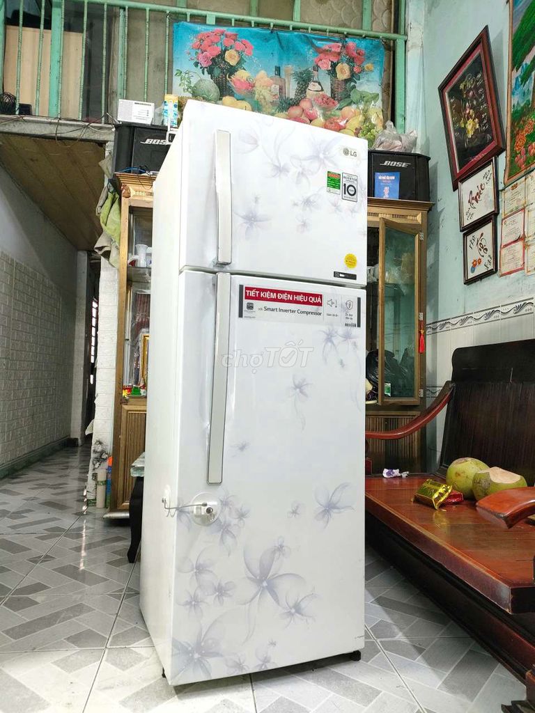 Tủ lạnh LG Inverter 260l máy móc zin sạch sẽ tiết