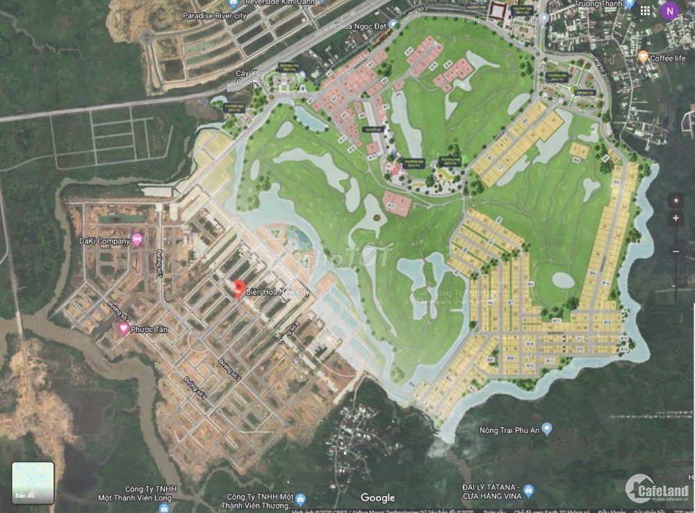 Bán đất nền sổ đỏ từng lô sân golf Long Thành - Biên Hòa New City