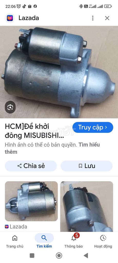 Moter đề xe Mitsubishi Jolie 2000-2006 zin tháoxe. Mua bán Phụ tùng xe tại Quận Tân Bình Tp Hồ Chí Minh được đăng bởi  37A Hồng lạc phường 10 Quận Tân Bình  hình 2