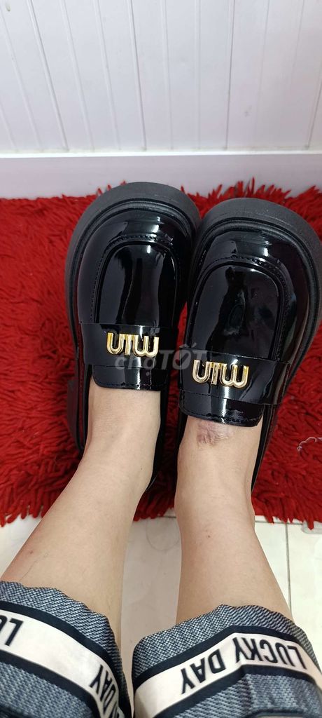Giày lười nữ da bóng. Mua bán Giày dép tại Quận Tân Bình Tp Hồ Chí Minh được đăng bởi Hoa Nguyen hình 1