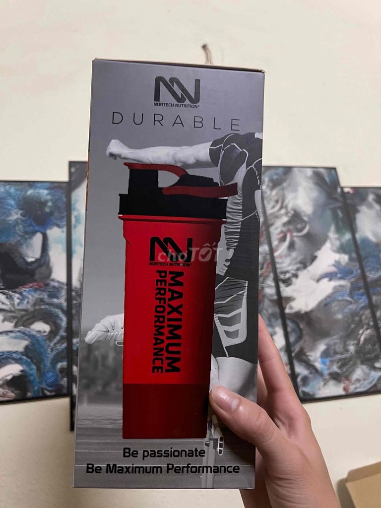 Bình lắc Nortech Nutrition Đỏ ( hàng mới ). Mua bán Đồ thể thao, Dã ngoại tại Quận Hải Châu Đà Nẵng được đăng bởi Trần Nhật Hoàng hình 1