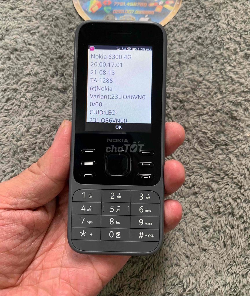 6300 xám 4G 2s Wifi+phát Wifi chính hãng FPT. Mua bán Điện thoại tại Quận Bình Thạnh Tp Hồ Chí Minh được đăng bởi Trùm Nokia Cổ SG hình 1