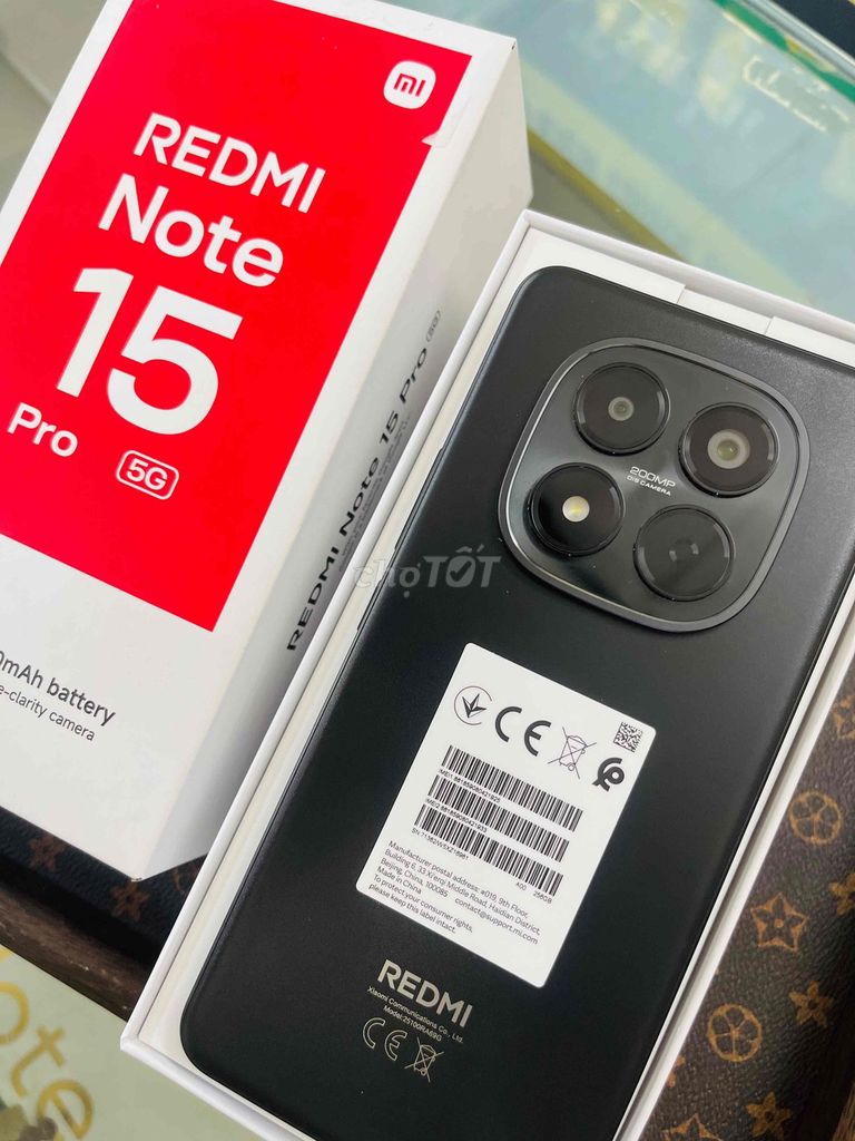 Xiaomi Redmi Note 15 Pro 256GB Đen. Mua bán Điện thoại tại Quận Liên Chiểu Đà Nẵng được đăng bởi tấn hiệp hình 1