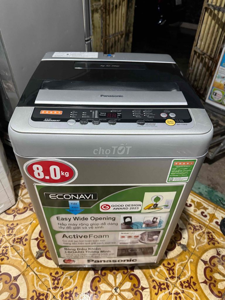 thanh lý máy giặt Panasonic 8.0Kg mới tin