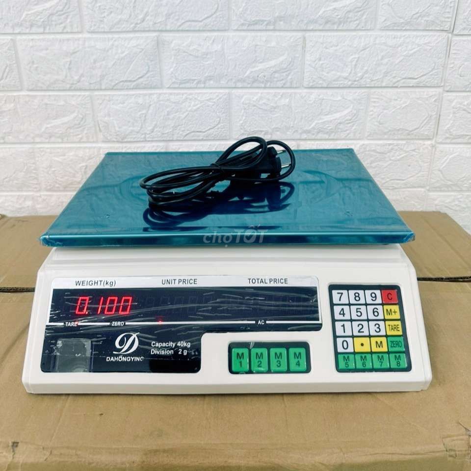 Cân điện tử DAHONGYING 40kg. Mua bán Đồ chuyên dụng, Giống nuôi trồng tại Quận 11 Tp Hồ Chí Minh được đăng bởi Huynh Ngọc hình 1