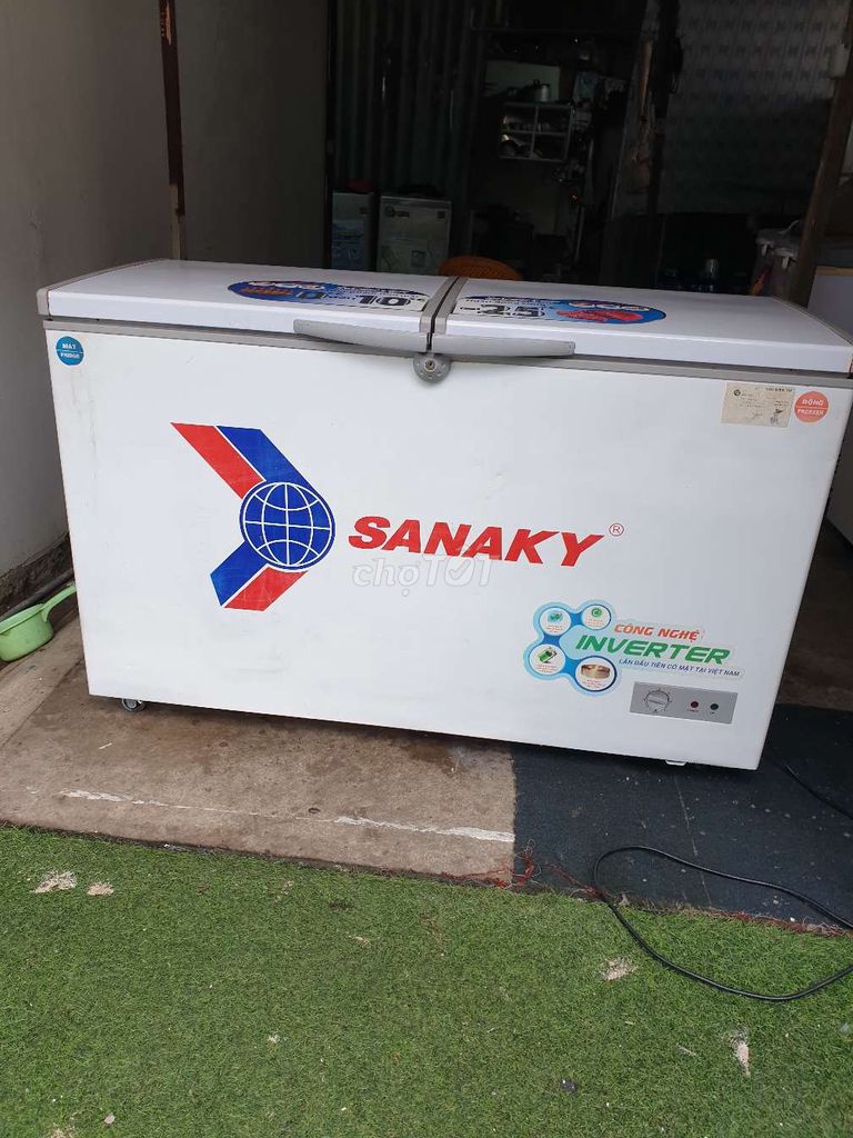 Bán tủ đông mát Sanaky Inverter 400 lít đẹp zin