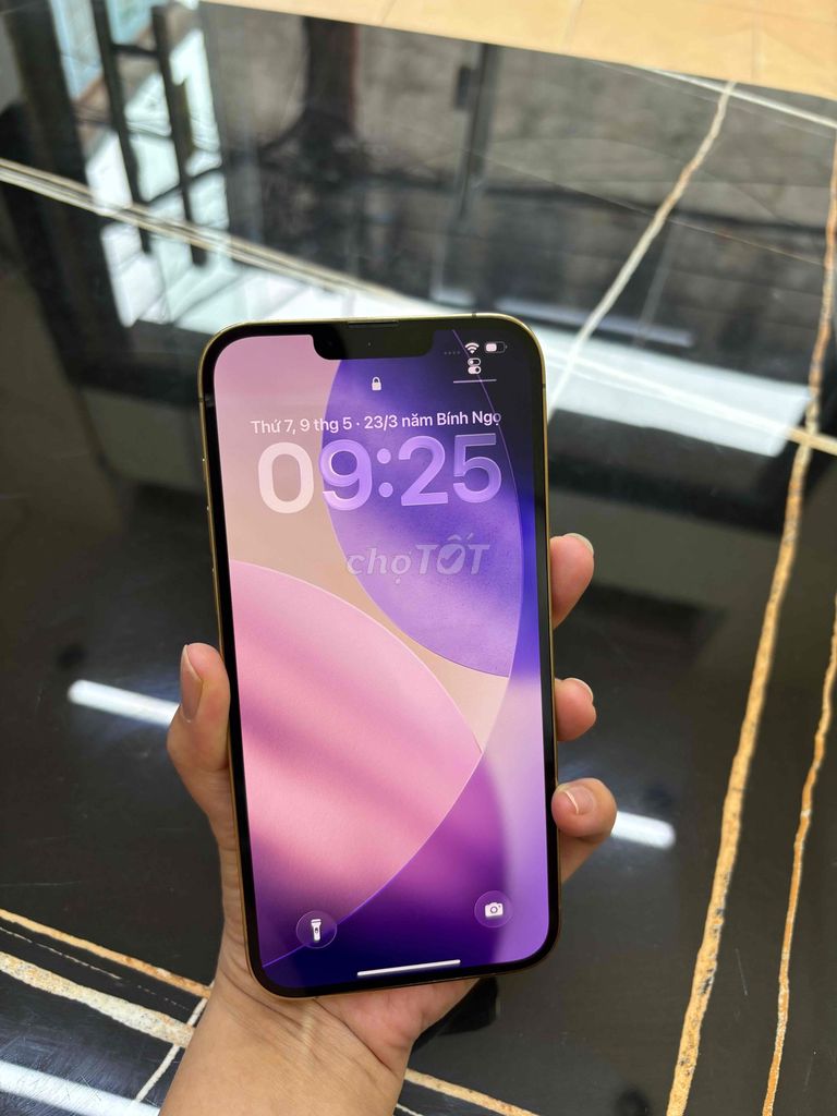 iPhone 13 Pro Max 128GB Vàng Quốc tế Mỹ. Mua bán Điện thoại tại Quận Đống Đa Hà Nội được đăng bởi Đinh Liên hình 1