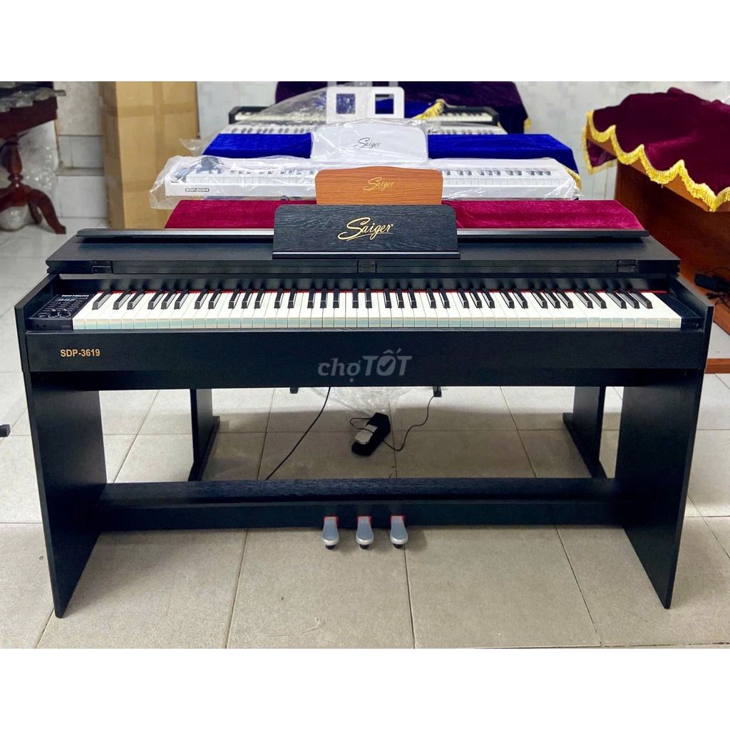 Piano điện Saiger SDP-3619 88 phím. Mua bán Nhạc cụ tại Quận Thanh Khê Đà Nẵng được đăng bởi Fm Music hình 1