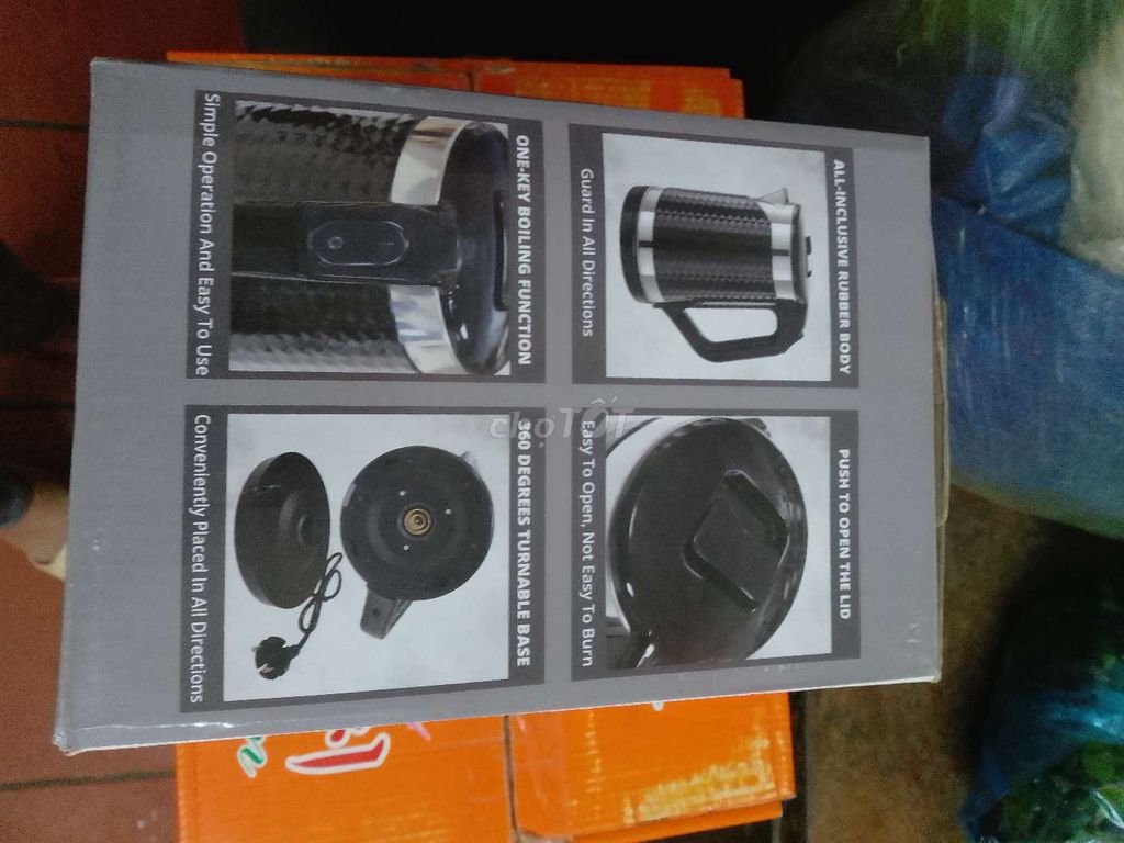 Ấm đun nước Mishio MK403 1.8L. Mua bán Bếp, lò, đồ điện nhà bếp tại Quận Đống Đa Hà Nội được đăng bởi Nguyễn Xuân Bảo hình 1