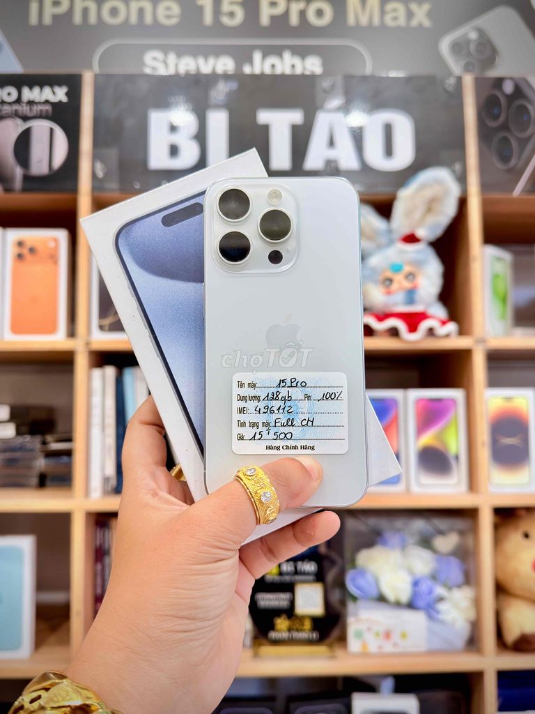 IPhone 15PRO 128GB (Có Khe Sim). Mua bán Điện thoại tại Thành phố Long Xuyên An Giang được đăng bởi Bi Táo Store hình 1