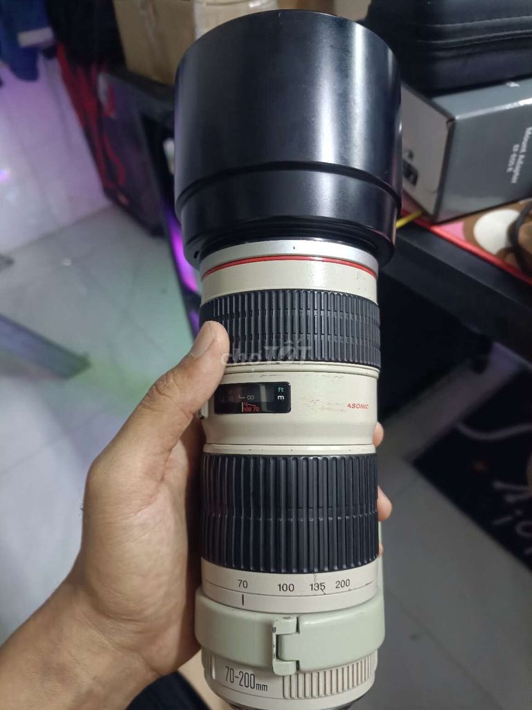 Ống kính Canon EF 70-200 f/4 Trắng Đã sử dụng. Mua bán Máy ảnh, Máy quay tại Huyện Nhơn Trạch Đồng Nai được đăng bởi Hau hình 1