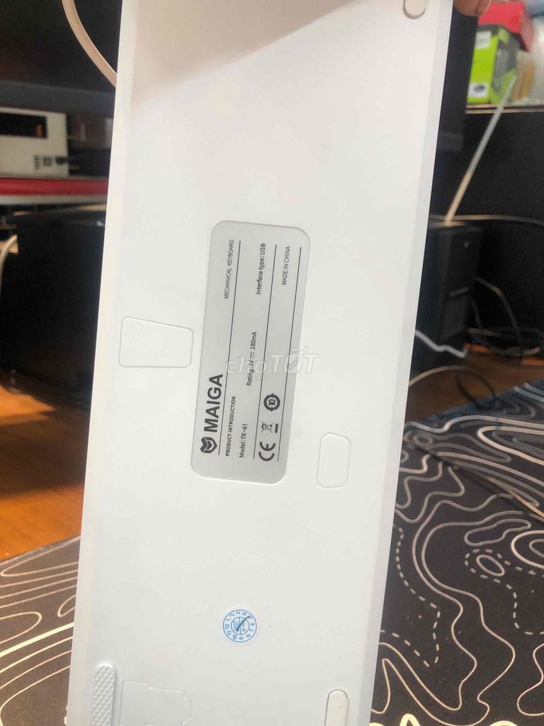 Bàn phím cơ MAIGA TK61 Trắng Type-C USB. Mua bán Phụ kiện (Màn hình, Chuột...) tại Quận 3 Tp Hồ Chí Minh được đăng bởi danh hình 1