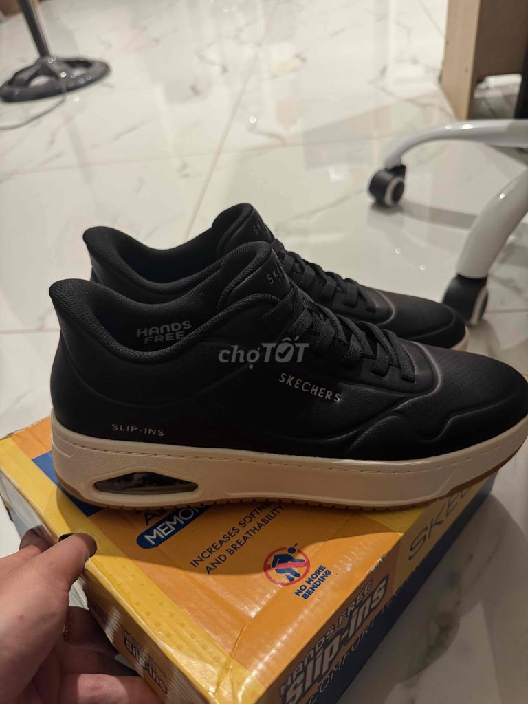 Giày thể thao Skechers Nam Đen. Mua bán Giày dép tại Thành phố Thủ Đức Tp Hồ Chí Minh được đăng bởi Hoàng Dương hình 1