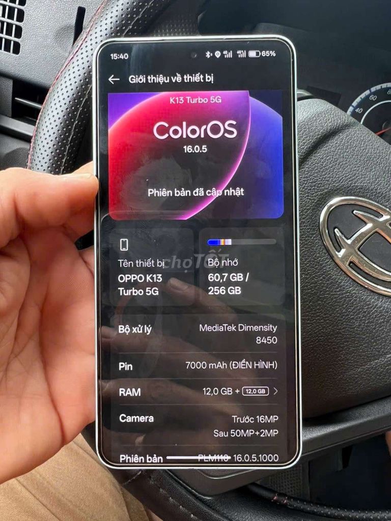 Oppo K13 Turbo 5G 12GB/256GB Bạc. Mua bán Điện thoại tại Huyện Bình Chánh Tp Hồ Chí Minh được đăng bởi Jackie chan hình 1