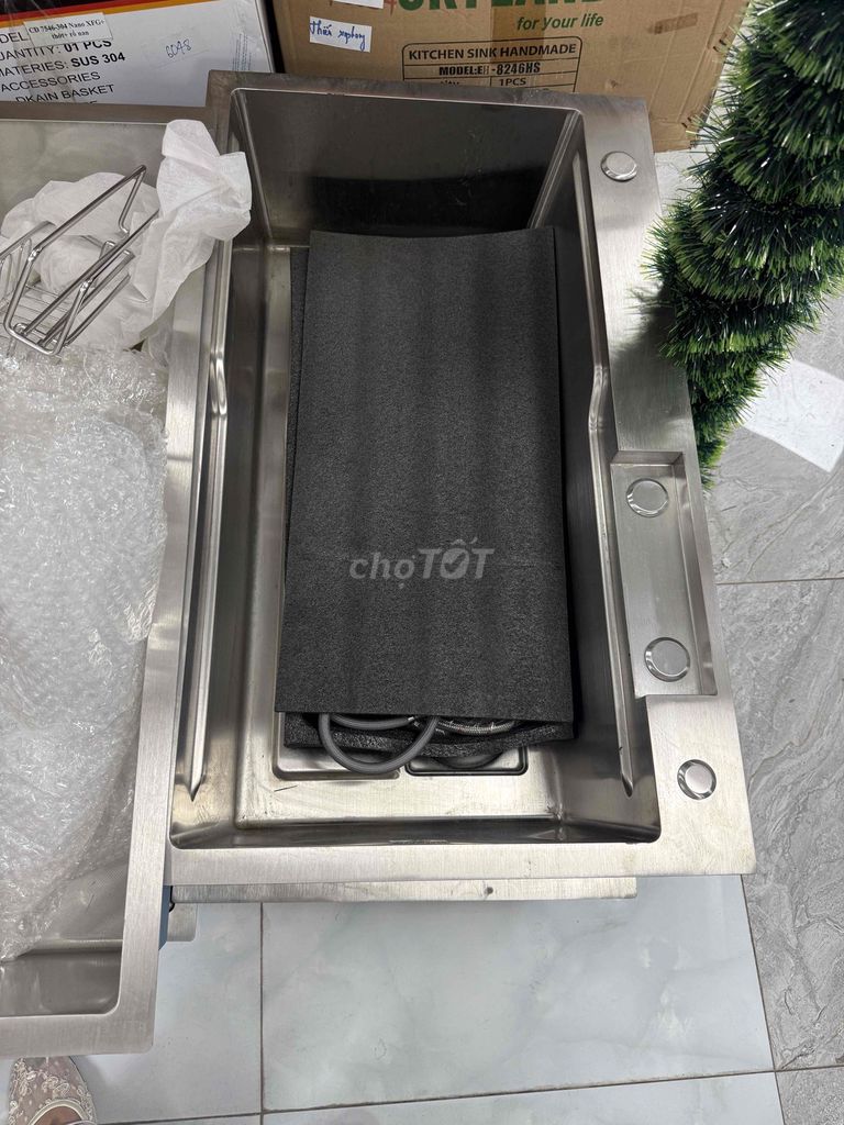 Chậu rửa bát Inox 304 EH-8246HS Bạc. Mua bán Dụng cụ nhà bếp tại Quận Thanh Xuân Hà Nội được đăng bởi Nguyễn Ngọc Diệp hình 1