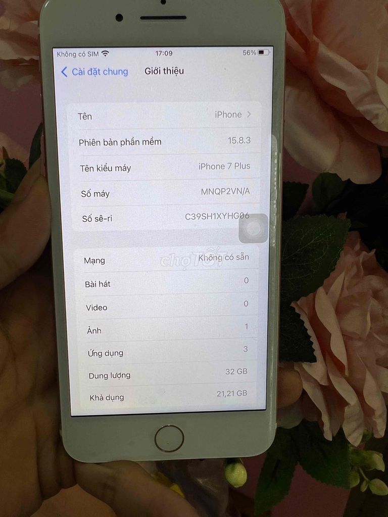iPhone 7 Plus 32GB Hồng. Mua bán Điện thoại tại Thành phố Tân An Long An được đăng bởi mua xin alo no SMS hình 1