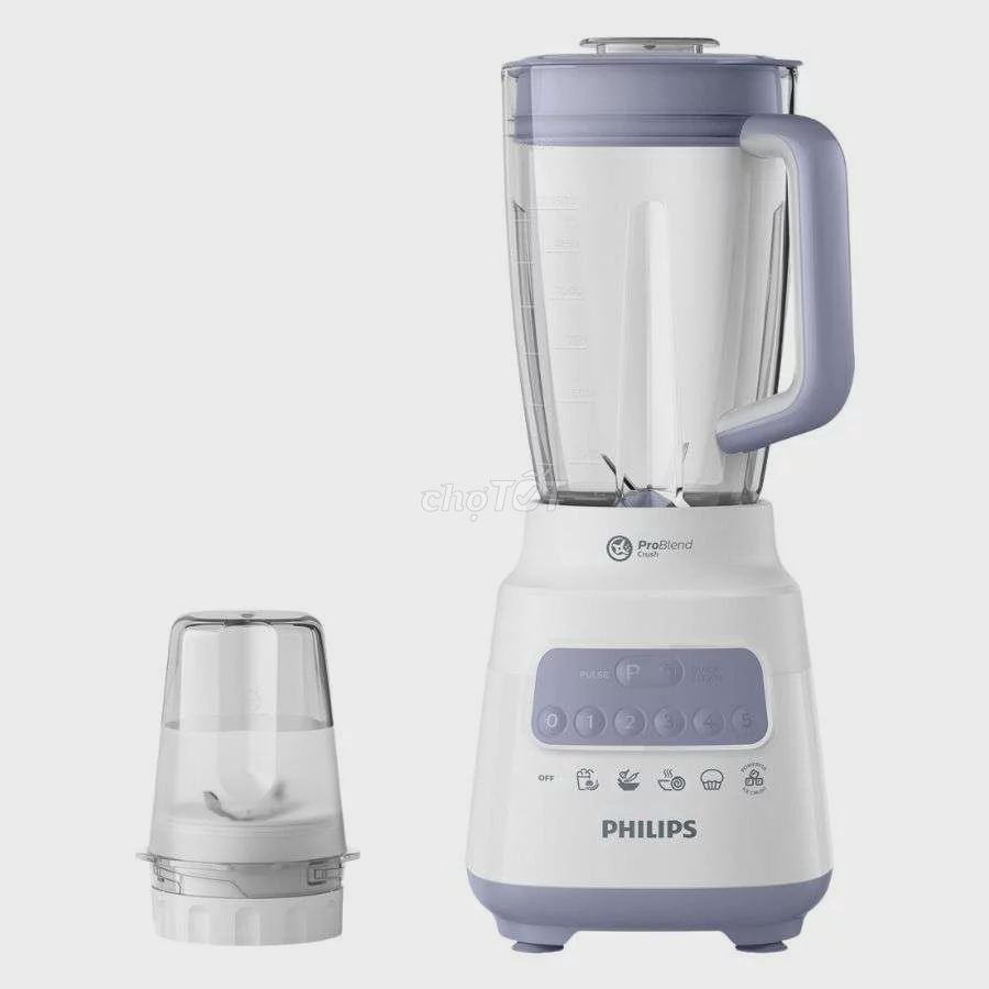 Máy xay sinh tố Philips HR2221/00 Trắng, Tím nhạt. Mua bán Bếp, lò, đồ điện nhà bếp tại Quận 10 Tp Hồ Chí Minh được đăng bởi Cửa hàng Happy phone hình 1