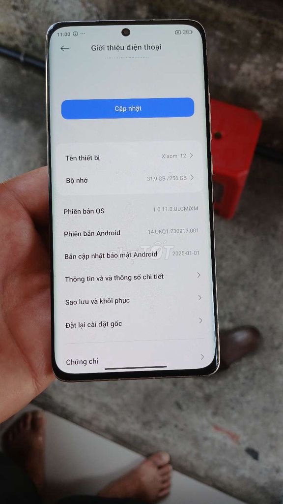 Xiaomi 12 8GB/256GB có giao lưu . Mua bán Điện thoại tại Quận 12 Tp Hồ Chí Minh được đăng bởi anh khang  hình 1