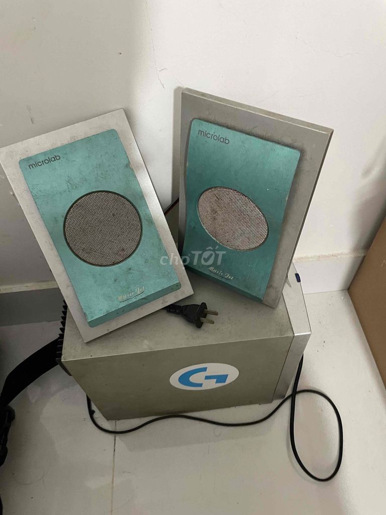 Loa vi tính Microlab Xám, Xanh ngọc. Mua bán Tivi, Âm thanh tại Quận 7 Tp Hồ Chí Minh được đăng bởi Hoà Trần hình 1