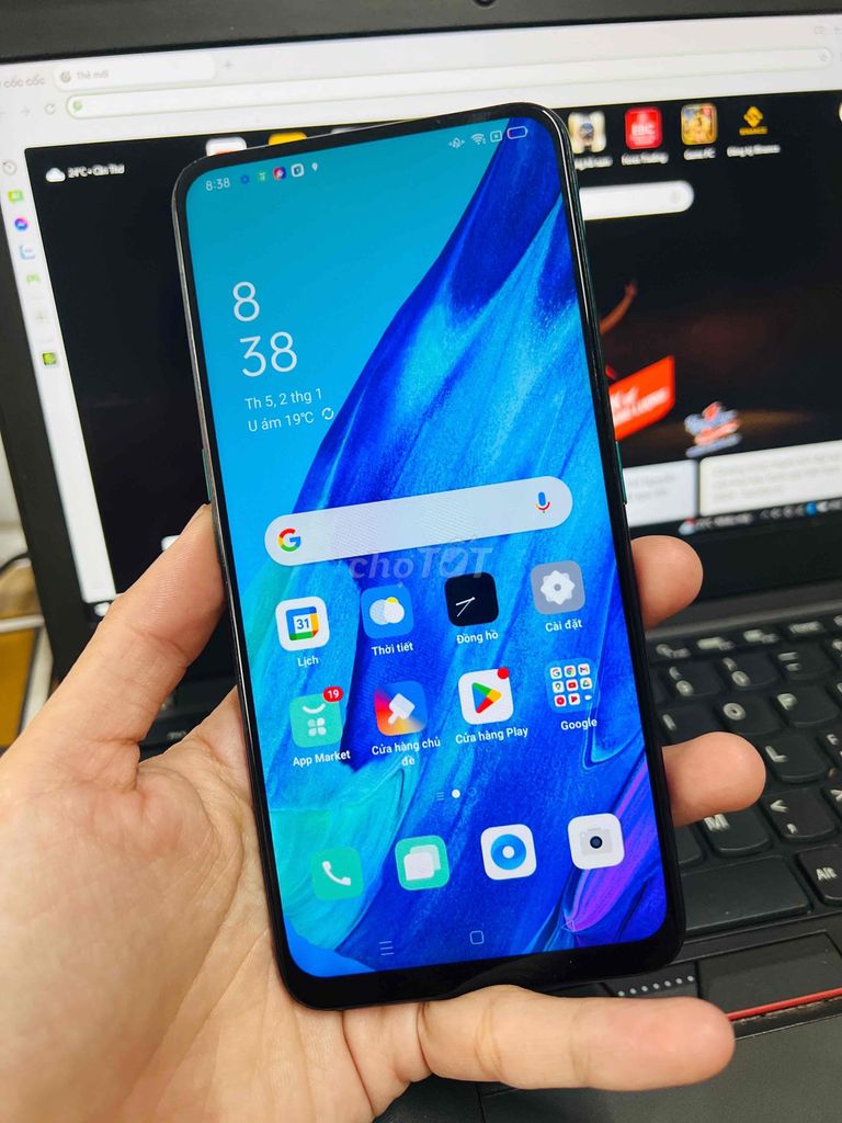 Oppo Reno 2/2F ram 8/128GB Xanh dương