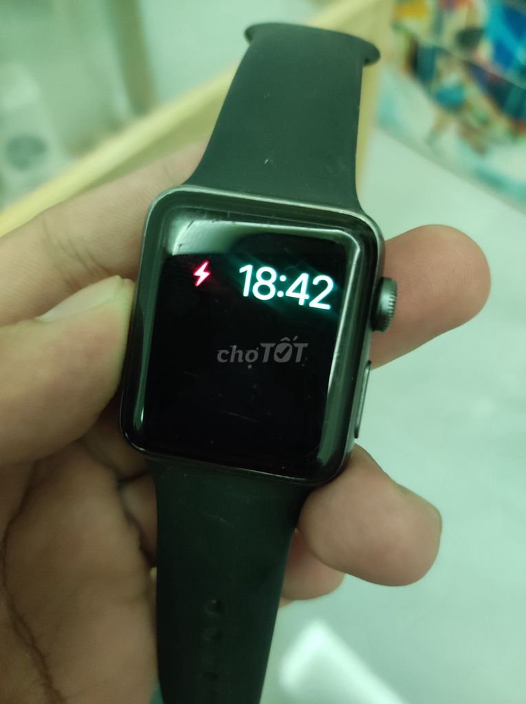 APPLE WATCH series 3 - 38mm - Màu đen - Nguyên zin