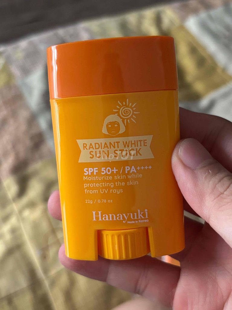 Kem chống nắng Hanayuki Radiant White Sun Stick. Mua bán Phụ kiện thời trang khác tại Quận Bình Thạnh Tp Hồ Chí Minh được đăng bởi Tài Nguyễn hình 1