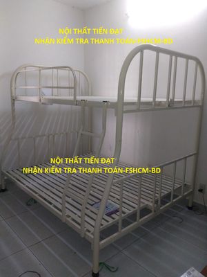 Giường tầng lệch đủ size từ 80cm->1m6x2m Ráp FSHCM