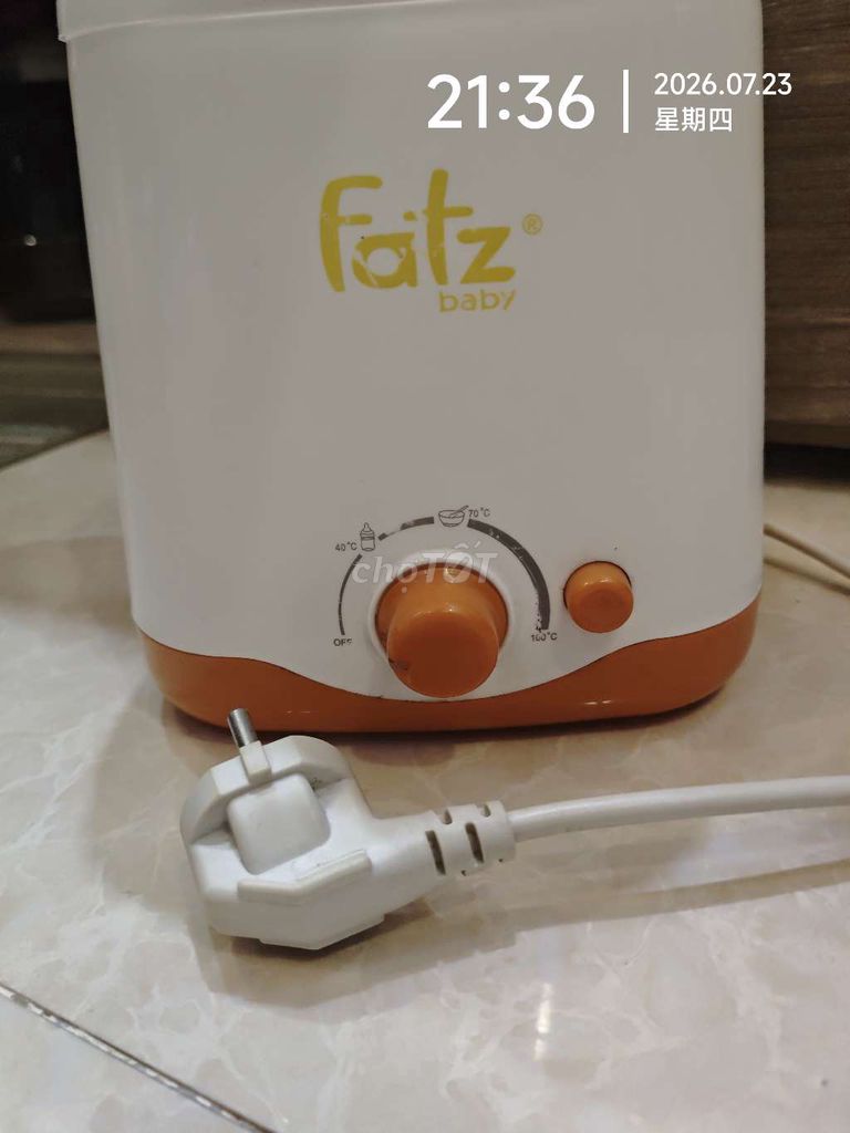 Máy hâm sữa Fatz Baby Trắng Cam. Mua bán Mẹ và bé tại Quận 4 Tp Hồ Chí Minh được đăng bởi Gà hình 1