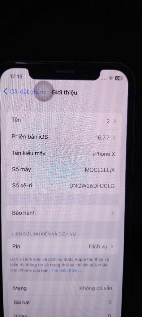 Apple iPhone X 64GB Đã sử dụng. Mua bán Điện thoại tại Quận Liên Chiểu Đà Nẵng được đăng bởi Mr Tin hình 1