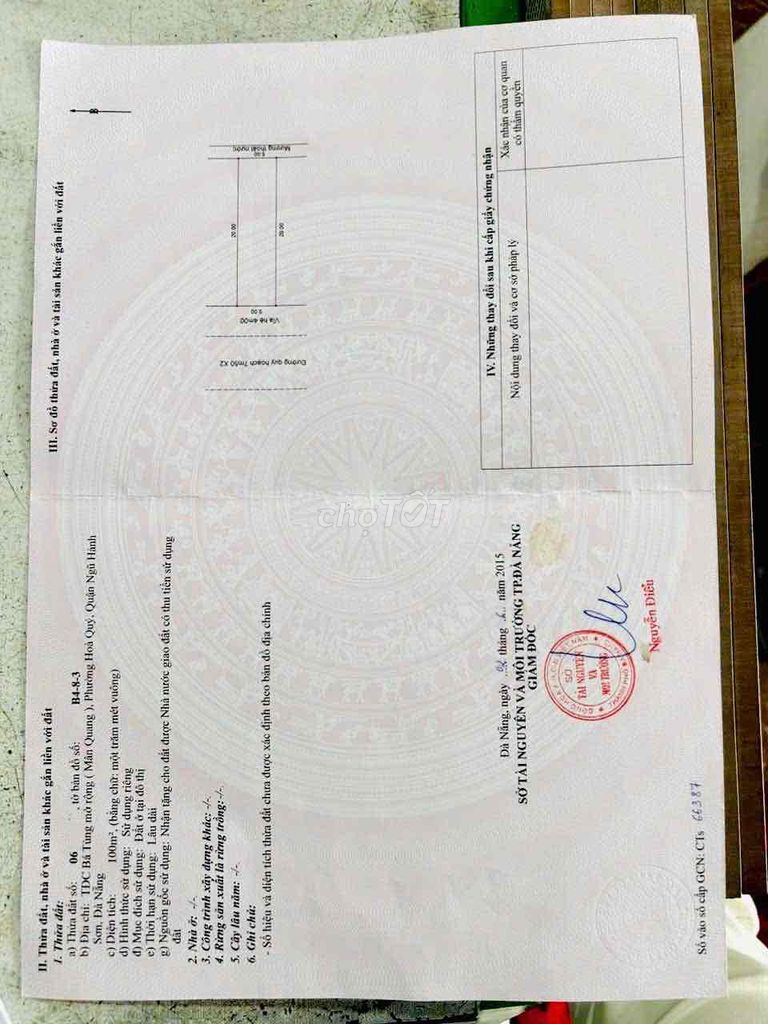 Đường 7,5m đẹp nhất Bá Tùng đối diện công viên