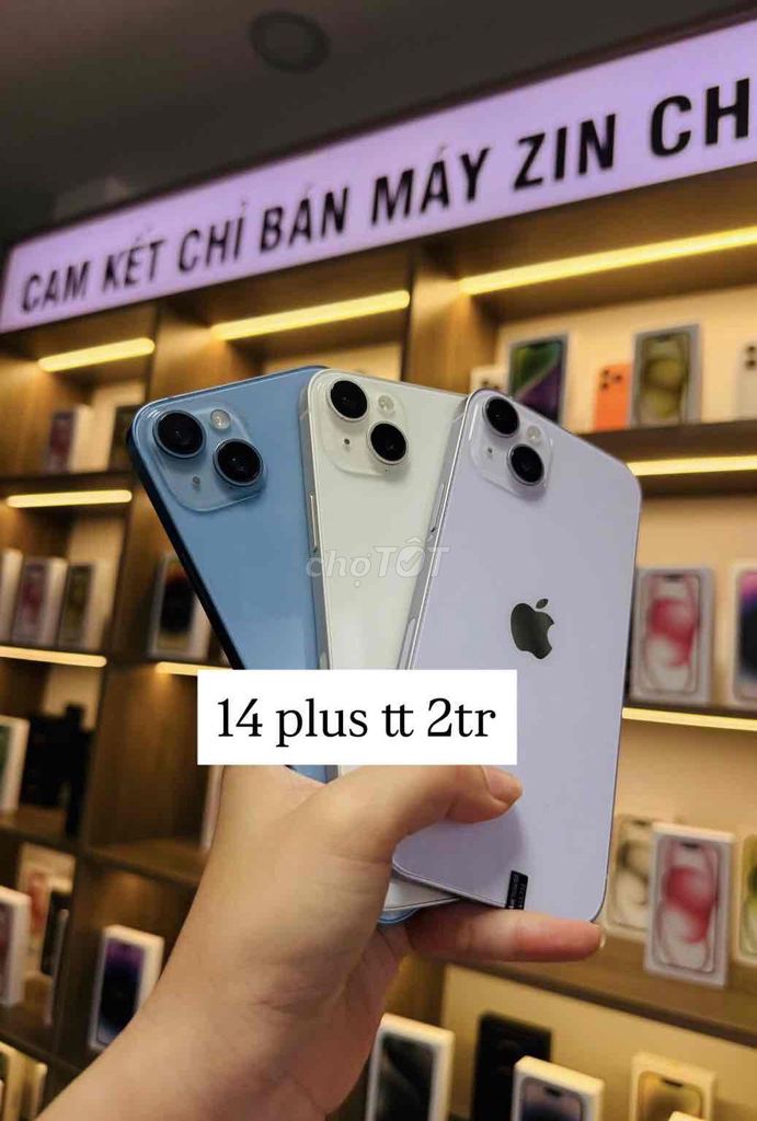 Apple iPhone 14 Plus Xanh Trắng Tím. Mua bán Điện thoại tại Huyện Hóc Môn Tp Hồ Chí Minh được đăng bởi Py phone hình 1