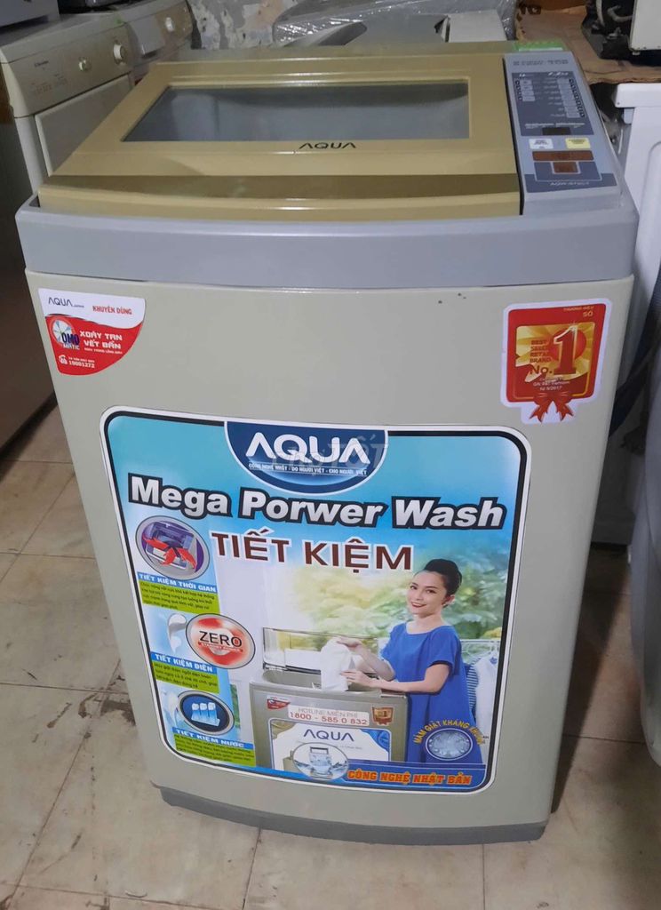 Máy giặt AQUA 7.2kg Xám Đã sử dụng. Mua bán Máy giặt tại Quận Phú Nhuận Tp Hồ Chí Minh được đăng bởi Thanh Thiện hình 1