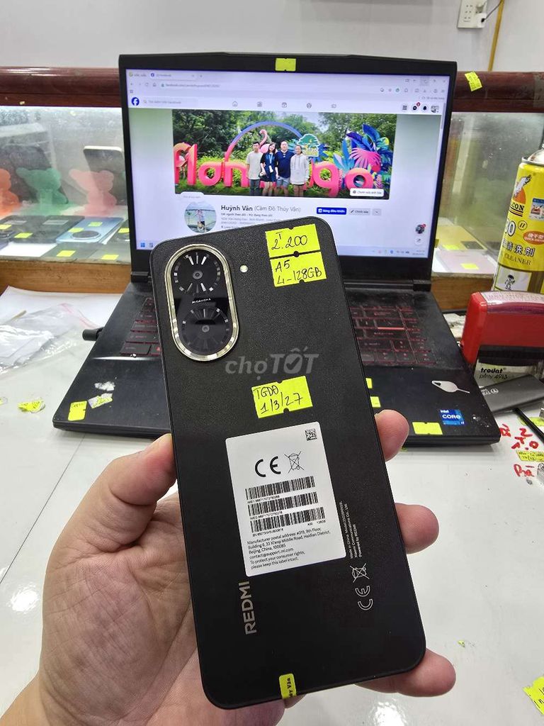 Xiaomi Redmi A5 128GB Đen. Mua bán Điện thoại tại Thành phố Long Xuyên An Giang được đăng bởi Facebook Cầm Đồ Thúy Vân hình 1