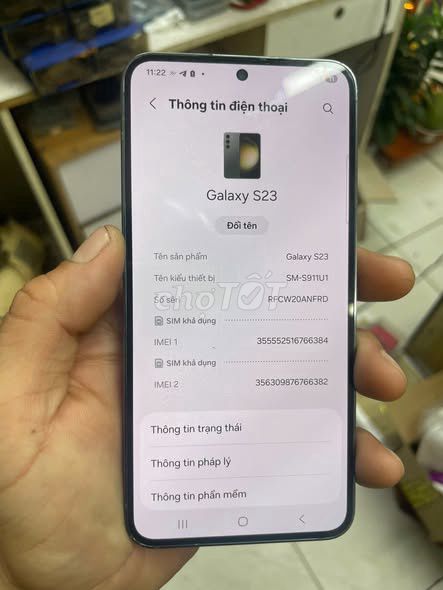 Samsung Galaxy S23 8GB/128GB Xám. Mua bán Điện thoại tại Quận 1 Tp Hồ Chí Minh được đăng bởi Hội Đồ Điện Tử hình 1