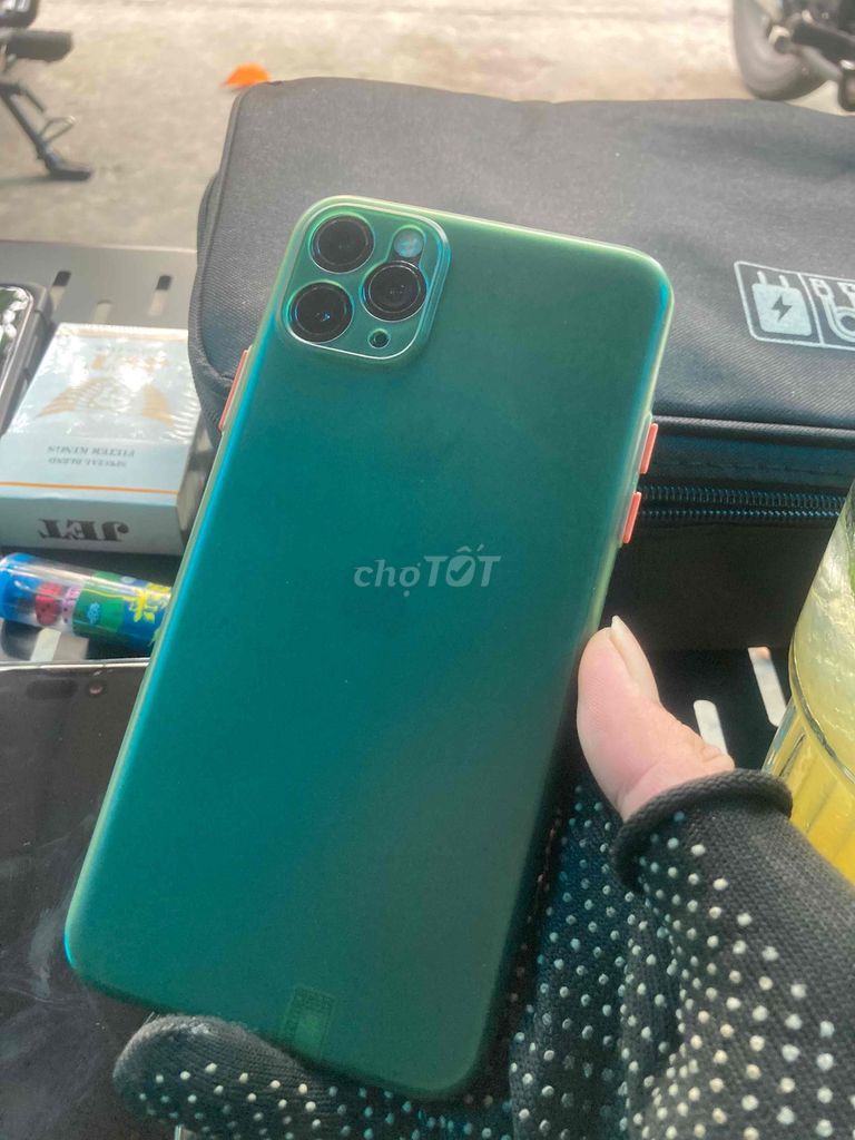 Apple iPhone 11 Pro Max 256GB Xanh lá 2 sim vật li. Mua bán Điện thoại tại Thành phố Dĩ An Bình Dương được đăng bởi Nguyễn Văn Biết hình 1