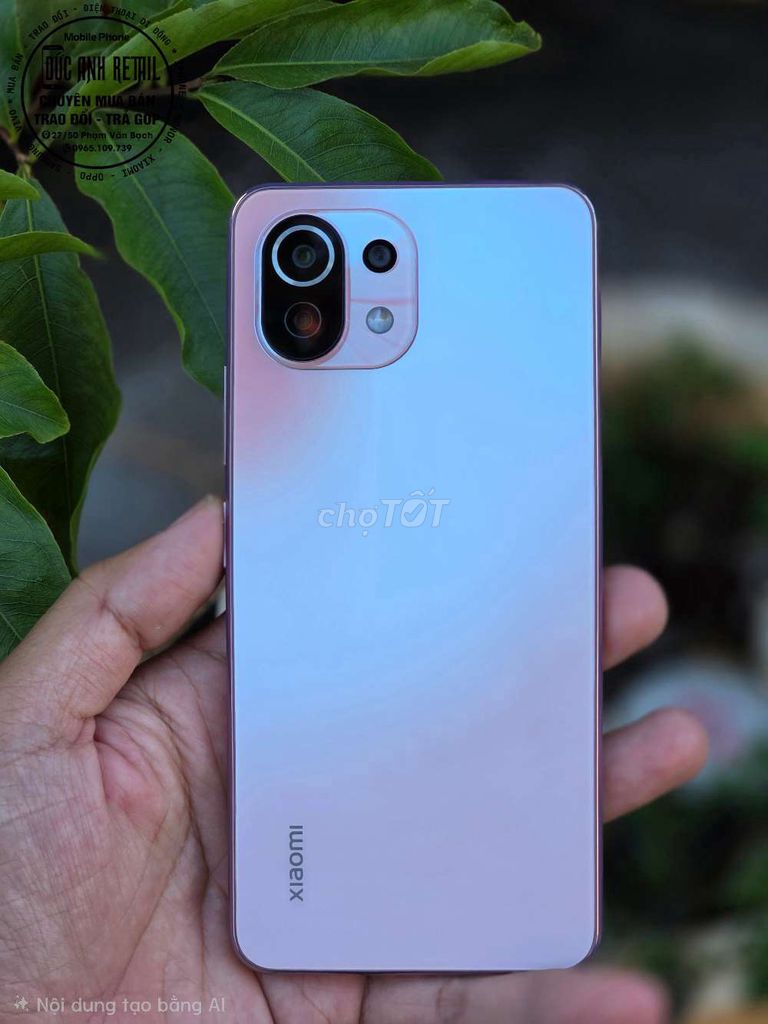 Xiaomi Mi 11 Lite 5G 256GB Hồng. Mua bán Điện thoại tại Thành phố Buôn Ma Thuột Đắk Lắk được đăng bởi Đức Anh Retail hình 1