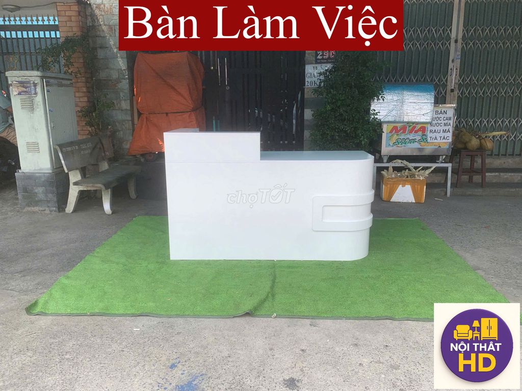 QUẦY LỄ TÂN_QUẦY THU NGÂN_QUẦY THANH LÝ_QUẦY 1M6_1. Mua bán Đồ dùng văn phòng tại Thành phố Thủ Đức Tp Hồ Chí Minh được đăng bởi NỘI THẤT VĂN PHÒNG 288 hình 1