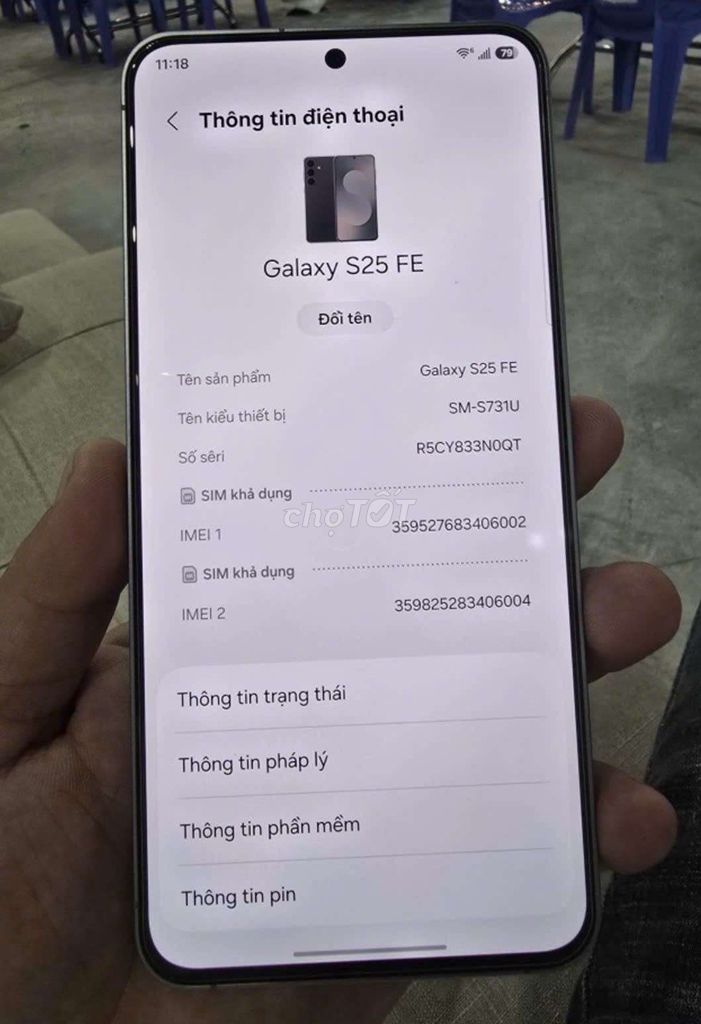 Samsung Galaxy S25 FE. Mua bán Điện thoại tại Thành phố Thủ Dầu Một Bình Dương được đăng bởi Chuyên mua bán iphone hình 1