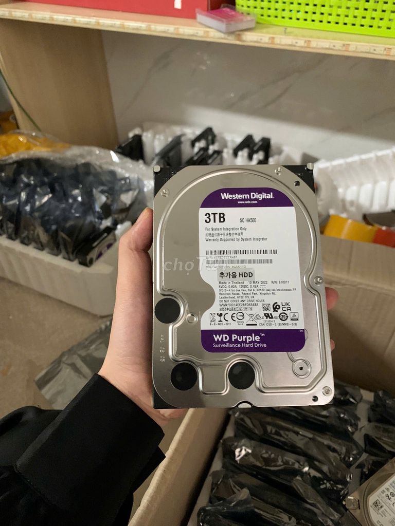 Ổ cứng HDD Western Digital WD Purple. Mua bán Linh kiện (RAM, Card...) tại Quận Hà Đông Hà Nội được đăng bởi MuaCash hình 1