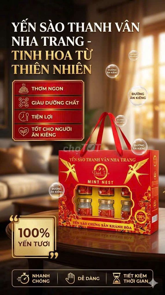 Yến sào Thanh Vân Nha Trang Nhân sâm 70ml. Mua bán Đồ ăn, thực phẩm và các loại khác tại Huyện Kiến Thuỵ Hải Phòng được đăng bởi Nguyễn thị lương  hình 1