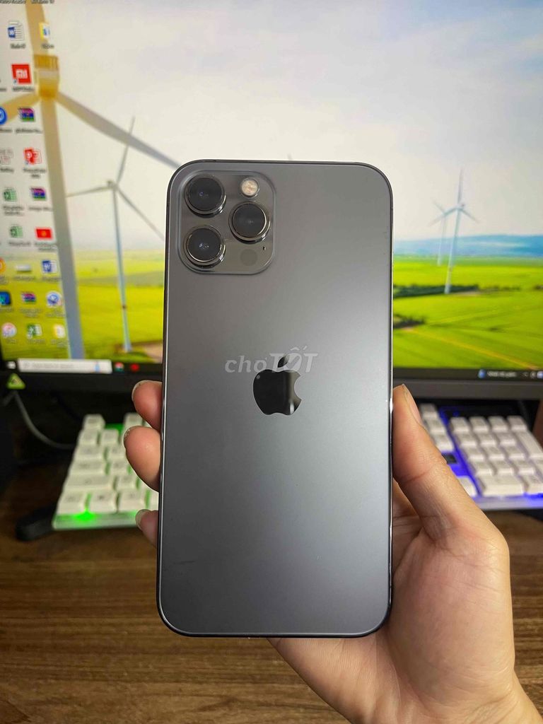 12 Promax 256GB Zin nguyên bản đẹp 99% Full. Mua bán Điện thoại tại Quận Lê Chân Hải Phòng được đăng bởi Huy Tưởng Mobile hình 1