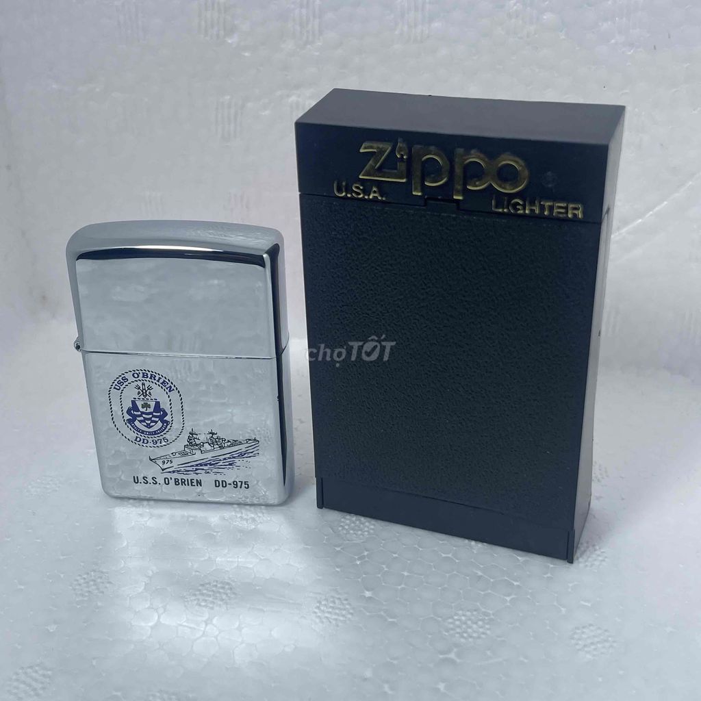 😍Zippo 2000🇺🇸 USS O'Brien (DD-975) 💰2000k 👍Mới