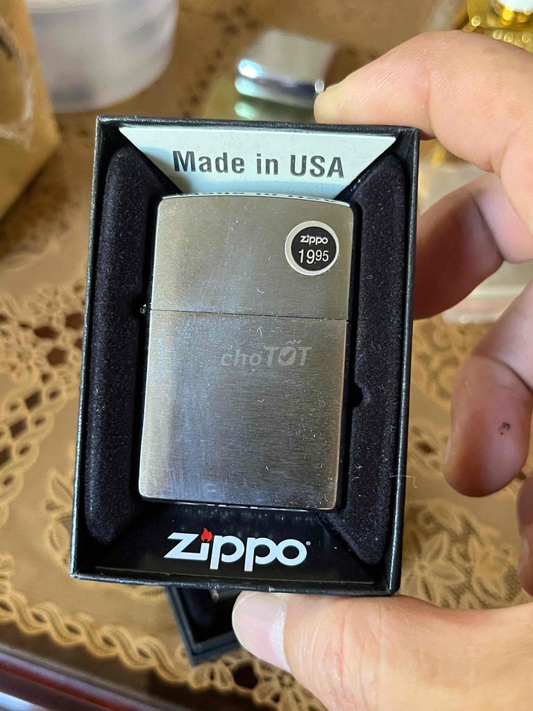 Bật lửa Zippo USA Bạc 2022 Mới. Mua bán Đồ sưu tầm, đồ cổ tại Thị xã Phú Mỹ Bà Rịa - Vũng Tàu được đăng bởi ngô đức tính hình 1