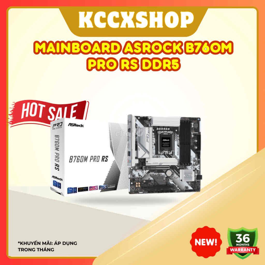 Bo mạch chủ ASRock B760M Pro RS. Mua bán Linh kiện (RAM, Card...) tại Huyện Gia Lâm Hà Nội được đăng bởi Trần Hùng hình 1