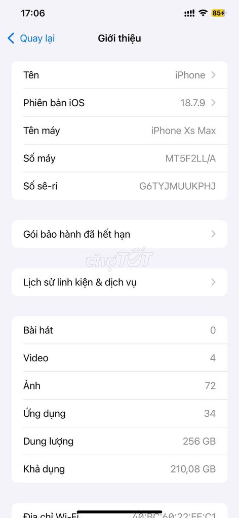 iP Xs Max 256GB Vàng cần giao luu voi ipse2020. Mua bán Điện thoại tại Quận Tân Bình Tp Hồ Chí Minh được đăng bởi Ròm hình 1