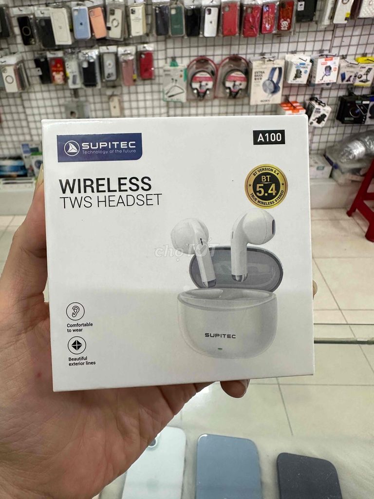 Tai nghe SUPITEC A100 Trắng. Mua bán Tivi, Âm thanh tại Quận Thanh Khê Đà Nẵng được đăng bởi truong dinh anh khoa hình 1