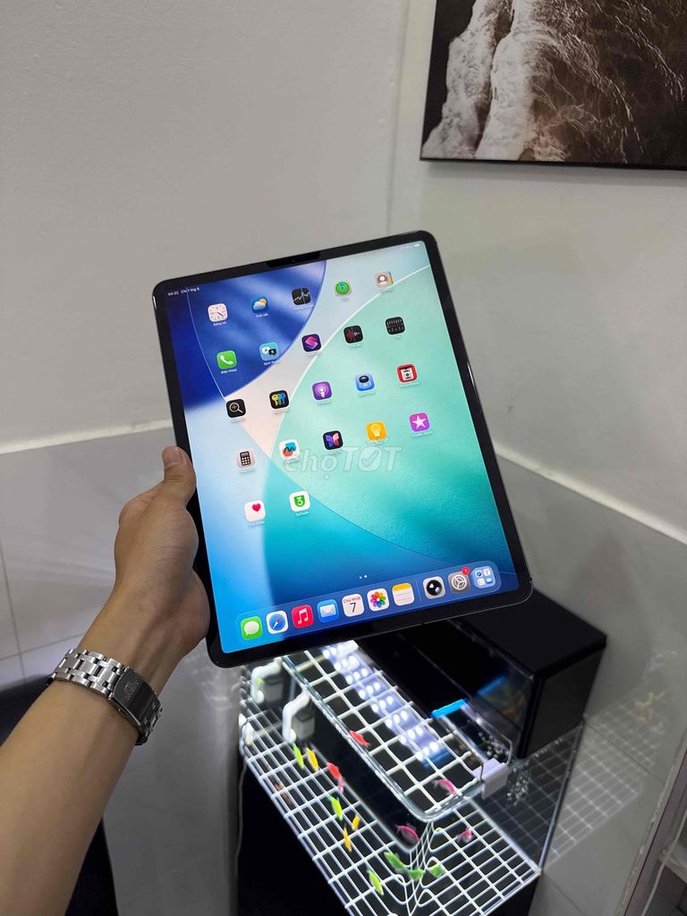 iPad Pro 2021 M1 12.9 inch Wifi + 5G Xám. Mua bán Máy tính bảng tại Quận 12 Tp Hồ Chí Minh được đăng bởi Đình Tuấn hình 1
