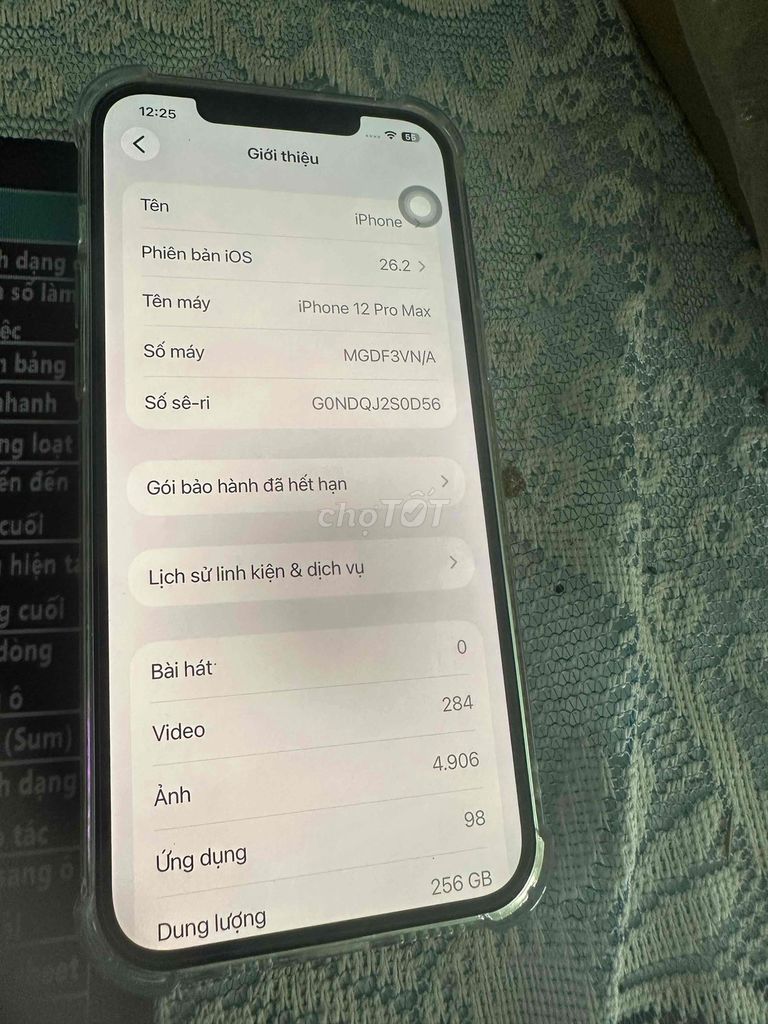 iPhone 12 Pro Max 256GB Chính hãng. Mua bán Điện thoại tại Huyện Hòa Vang Đà Nẵng được đăng bởi NGUYỄN Văn Vũ hình 1